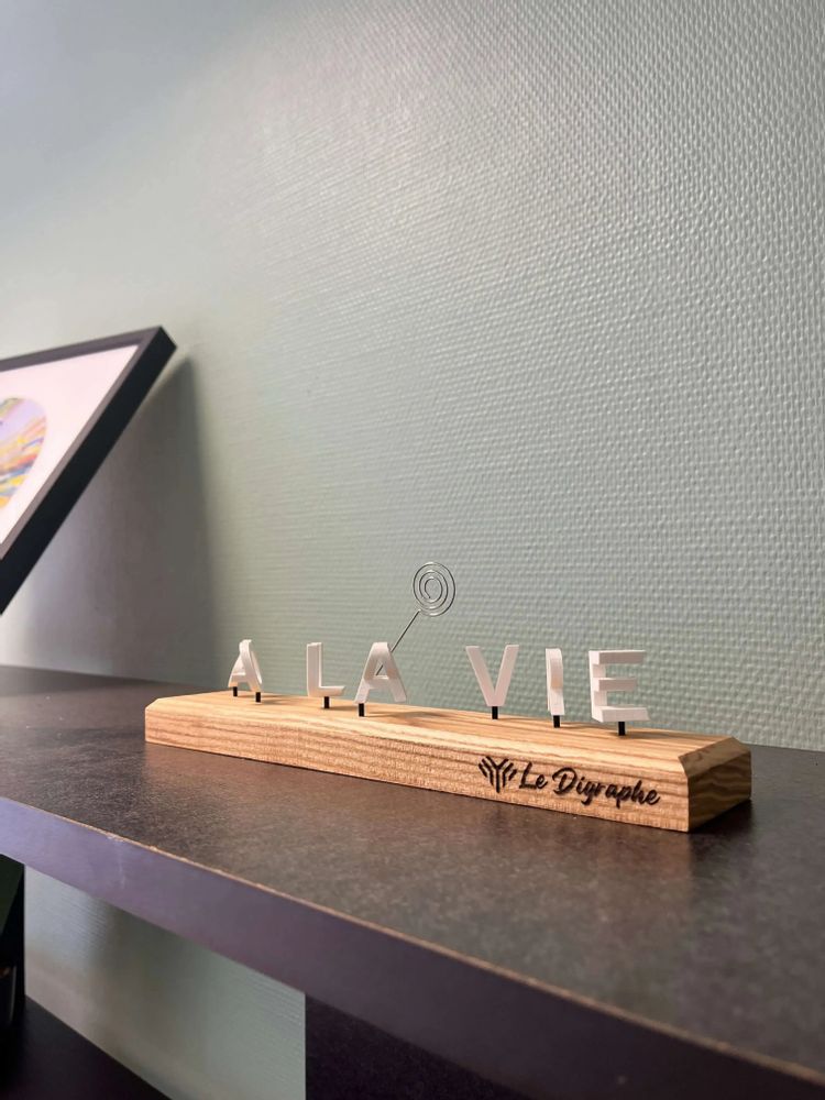Objets design - Digraphe Sourire - À la vie - LE DIGRAPHE