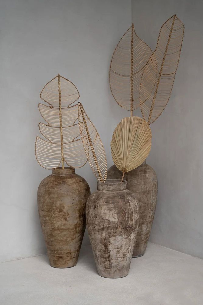 Objets de décoration - Le Monstera en rotin - Naturel - BAZAR BIZAR LIVING