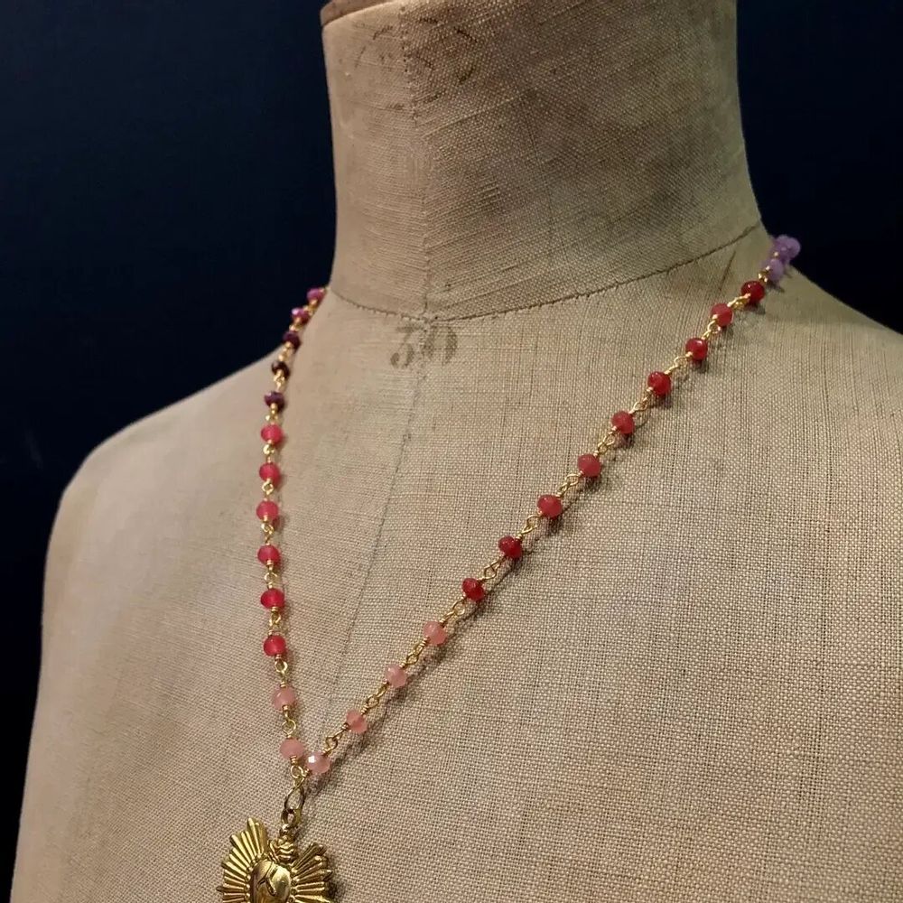 Jewelry - Necklace Benvolio - Pink Pearls - FASCINATO