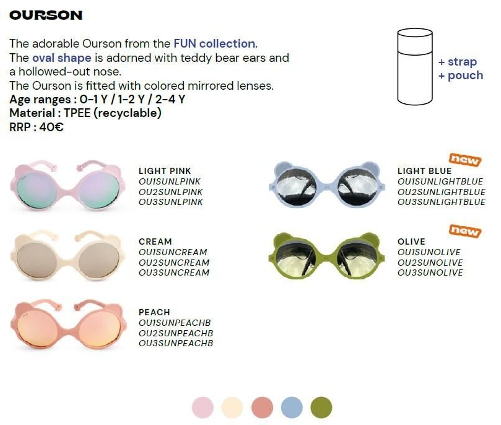 Kids accessories - SUNGLASSES OURSON - KI ET LA SAS