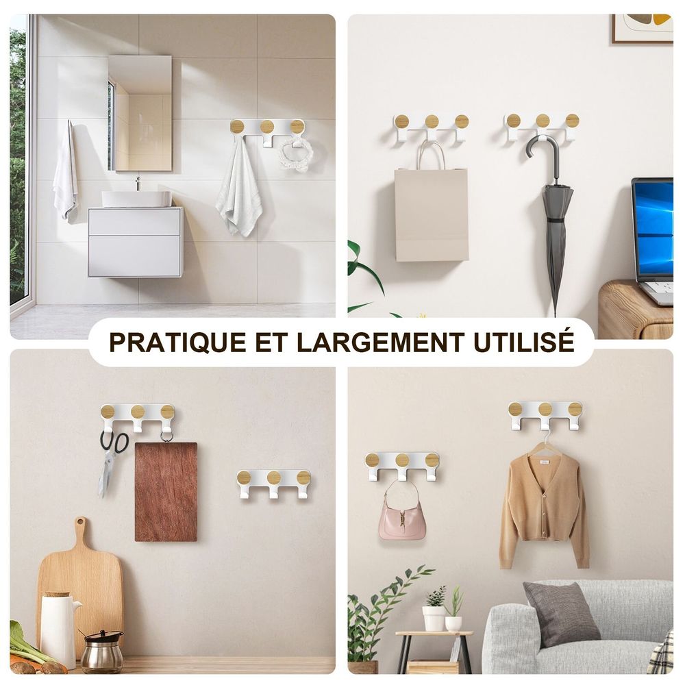 Etagères - KAPANOU Rangement pratique BBB04-White - KAPANOU