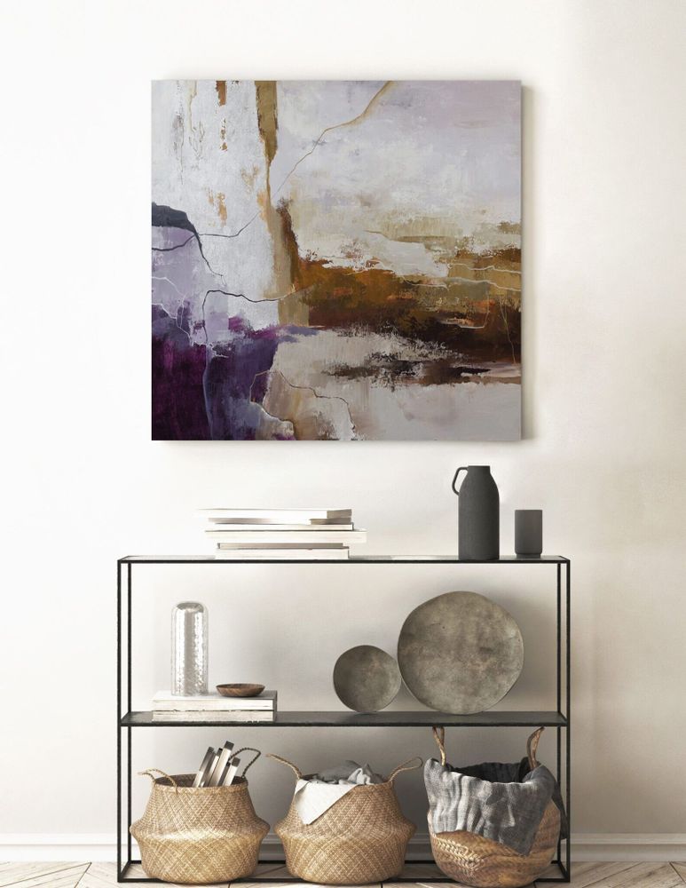 Aménagements pour bureau - « Bloom » Série de peintures abstraites texturées faites à la main - MATISS ART STUDIO