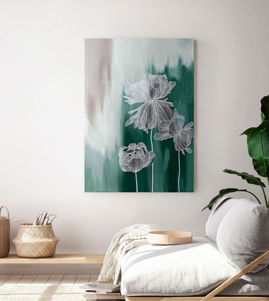 Office design and planning - « Thinness » Series of handmade textured abstract paintings - MATISS ART STUDIO