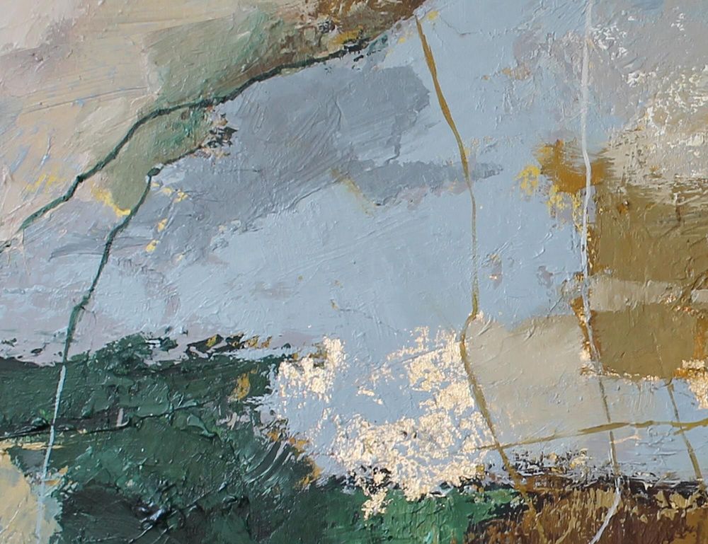 Aménagements pour bureau - « Cliff » Série de peintures abstraites texturées faites à la main - MATISS ART STUDIO