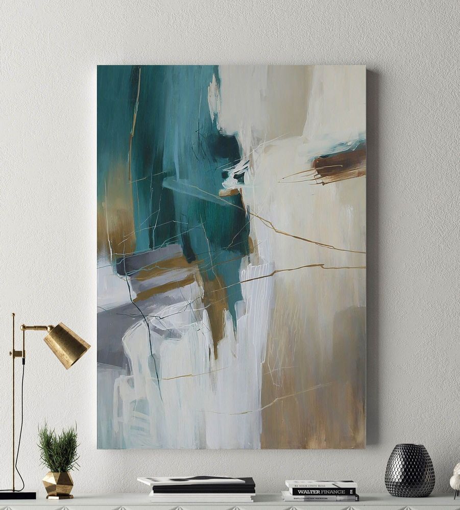 Aménagements pour bureau - « Influence » Série de peintures abstraites texturées faites à la main - MATISS ART STUDIO