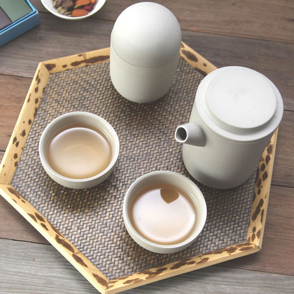 Tea and coffee accessories - Round Travel teapot set - TAIWAN CRAFTS & DESIGN