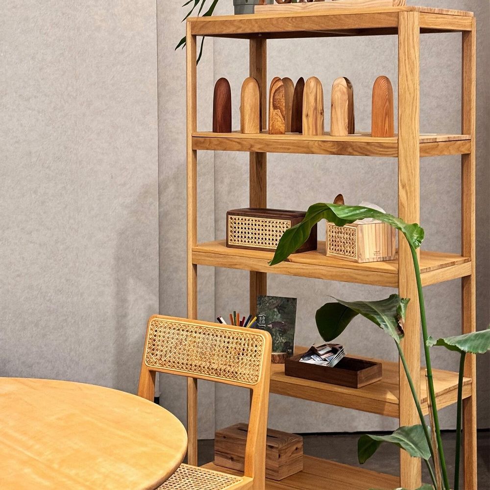 Bookshelves - Solid Wood Bookcase/ Display Shelf - TAIWAN CRAFTS & DESIGN