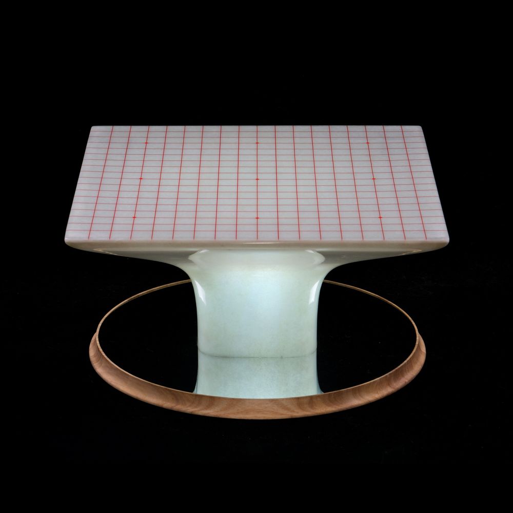 Lampadaires - Lampe Table Chessboard Torus Mirror - KEIMFLECK