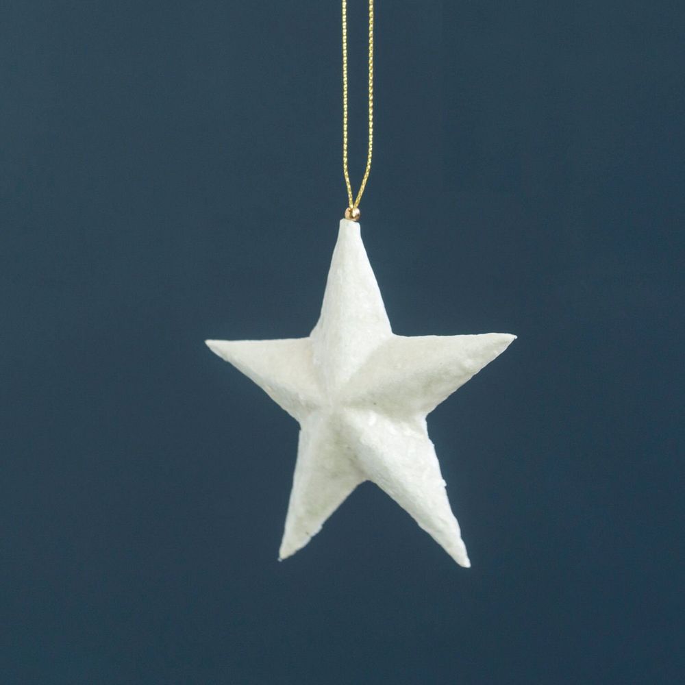 Autres décorations de Noël - Découpez la pulpe 3D Star Capiz - KINTA