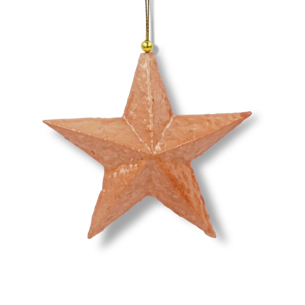 Autres décorations de Noël - Découpez la pulpe 3D Star Capiz - KINTA
