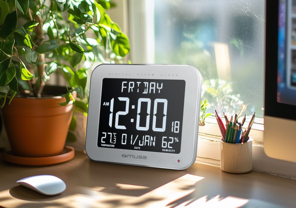 Clocks - M-090 WMC DIGITAL CLOCK - MUSE