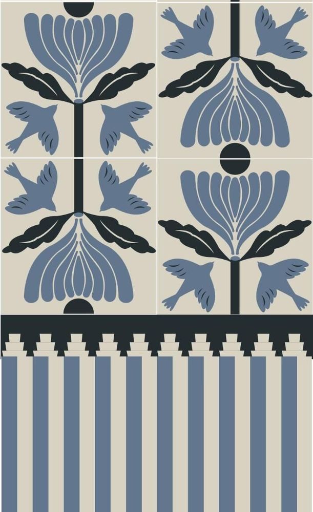 Cement tiles - Ciel Collection by Mr & Mrs Clynk - ILOT COLOMBO