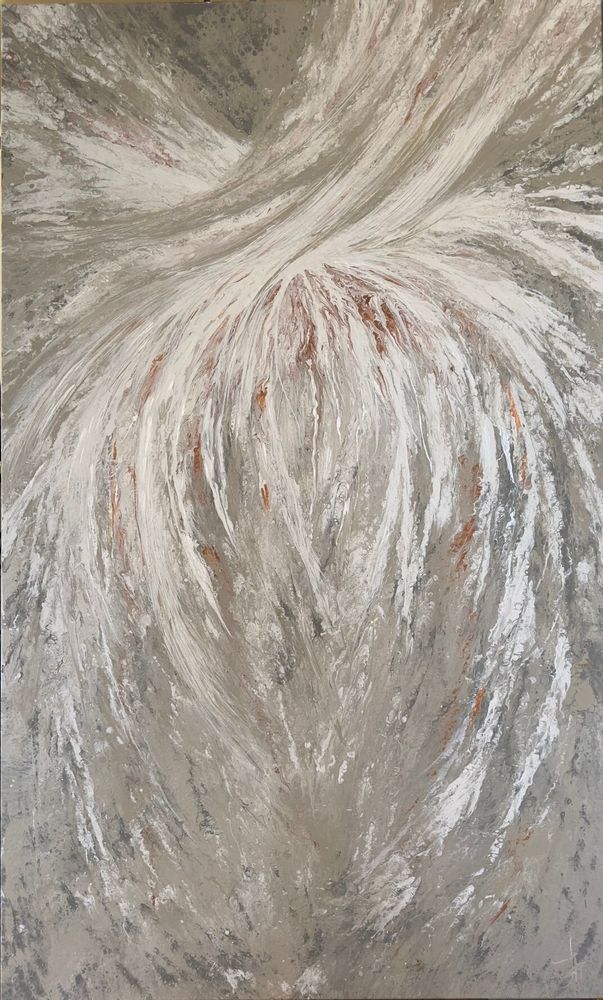 Paintings - Le Cri Blank  Painting acrylic - TURIK&ART (KSENIIA TURIK)