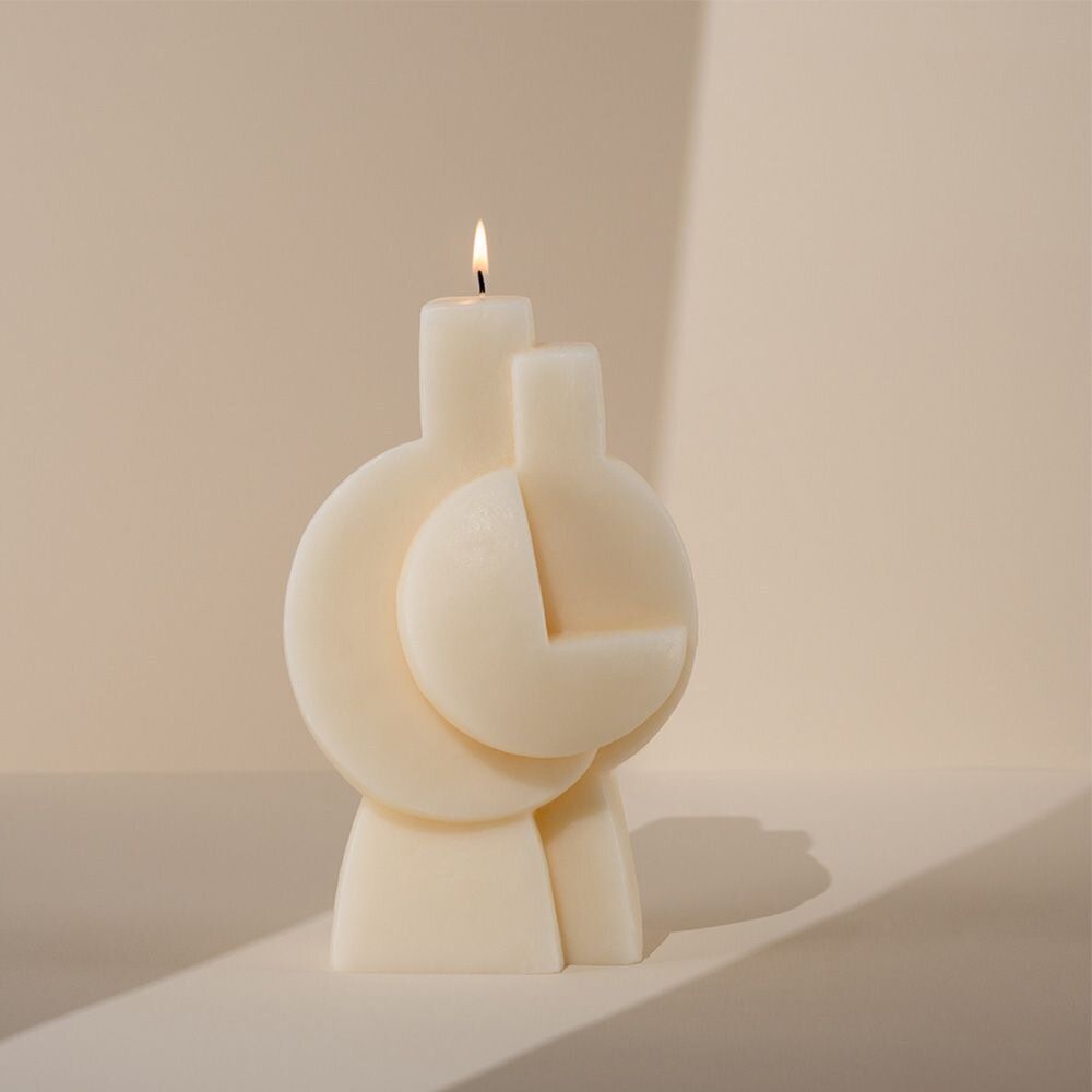 Bougies - ENLACE.- Bougie, d’après l’oeuvre de Sophie Bocher - ATELIER CIRE