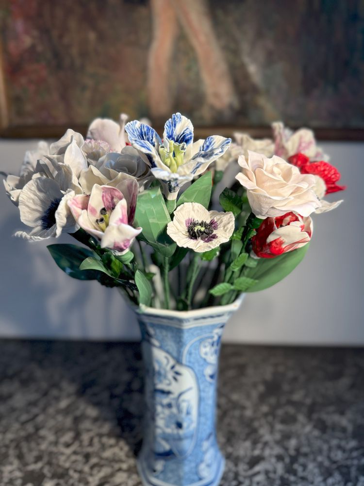 Decorative objects - Porcelain floral arrangement - FLEURIR L AVENIR