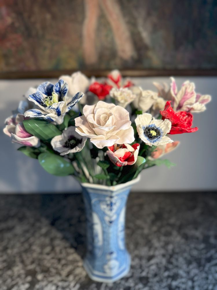 Decorative objects - Porcelain floral arrangement - FLEURIR L AVENIR