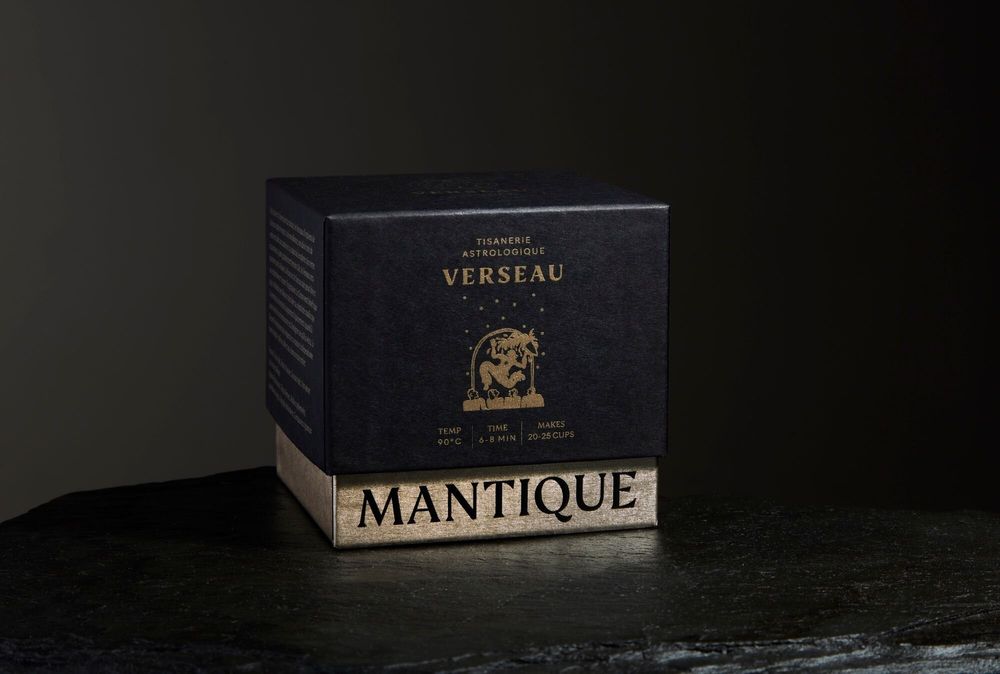 Coffee and tea - Aquarius Sign Box - MANTIQUE