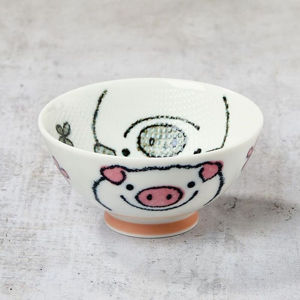 Bols - Bol à riz - Motif animalier - NISHIKIDÔRI