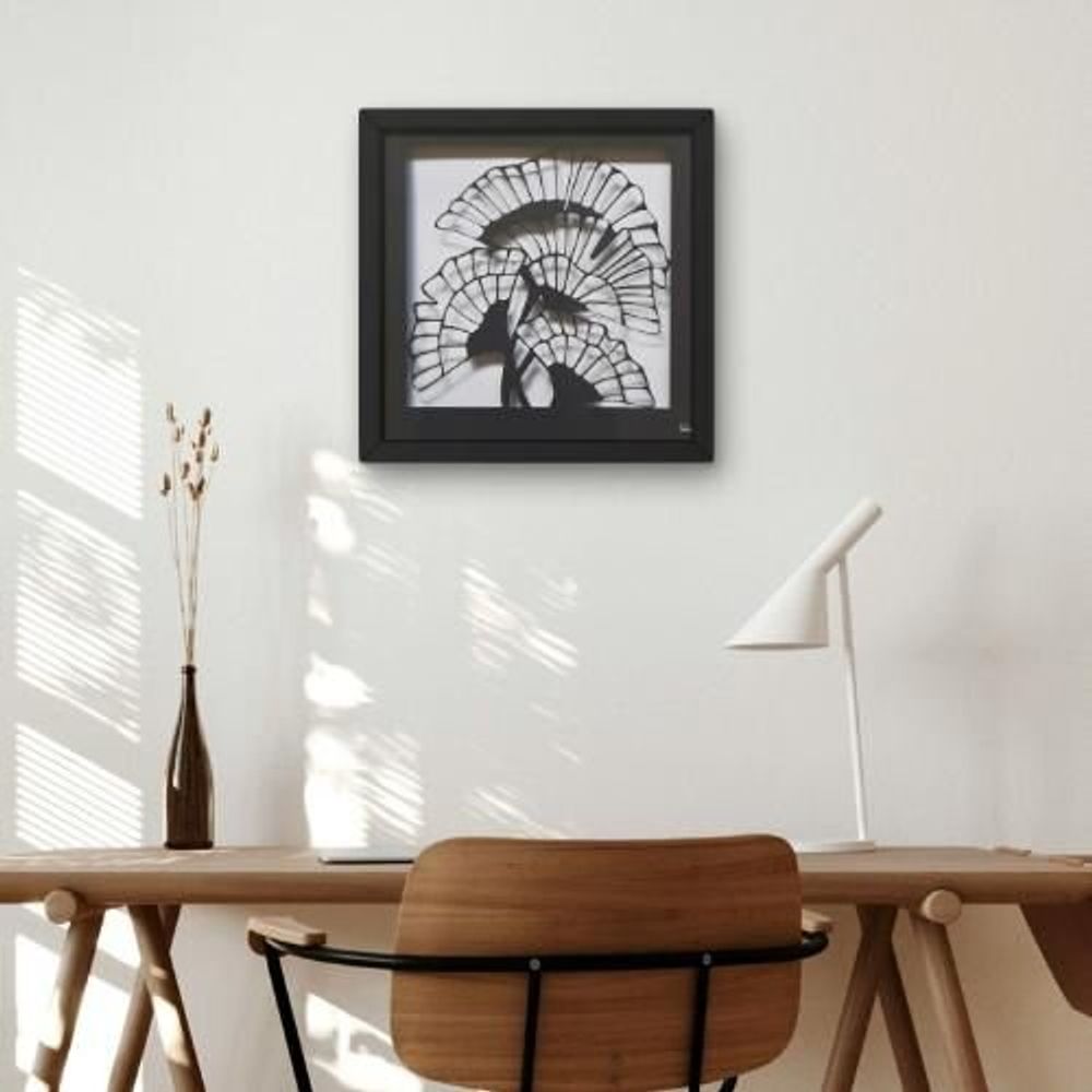 Autres décorations murales - Paper Cut Noir - Découpe Artisanale - GINKGO - LUMBRA BY PELLAS