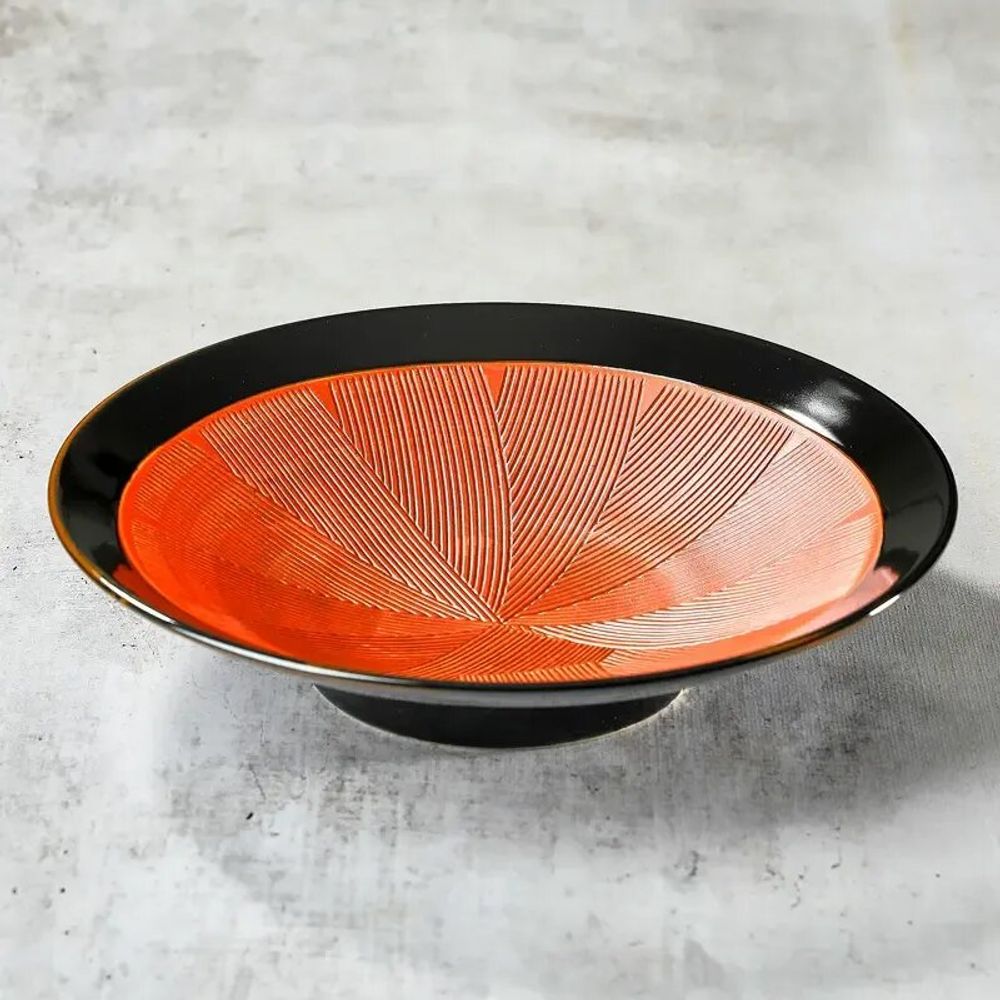Assiettes au quotidien - Assiette kushime membachi 27 CM - NISHIKIDÔRI