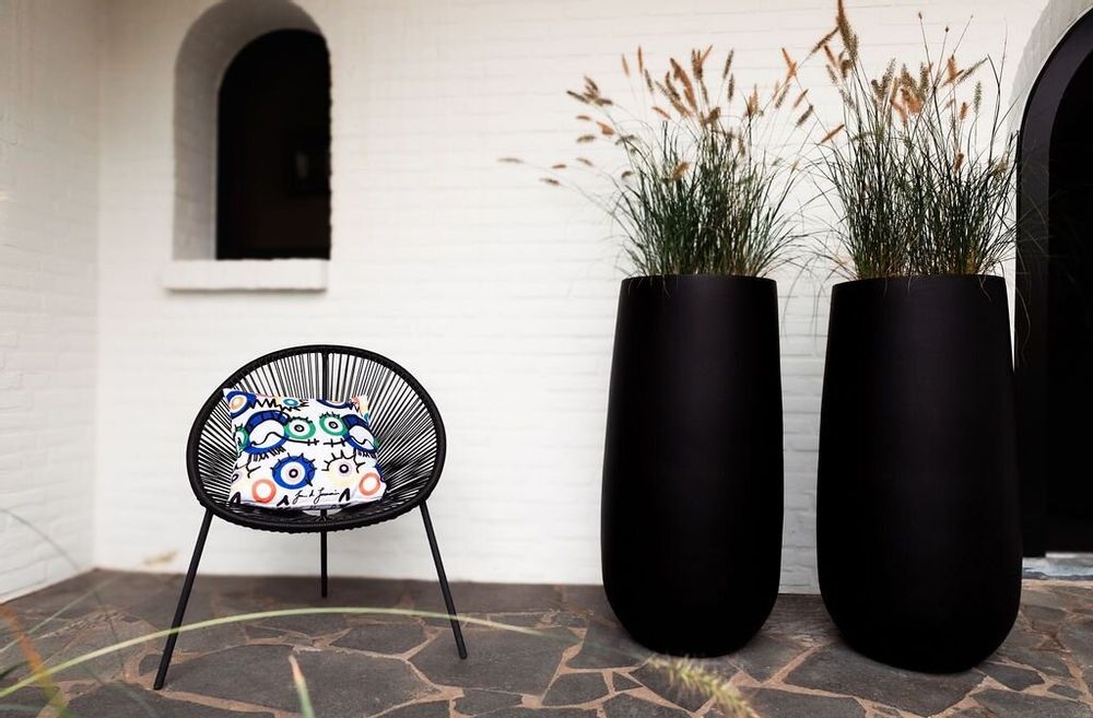 Garden textiles - Ojitos 45 x 45 outdoor cushion - Design by Juan de Lascurain - ARTDECORIS