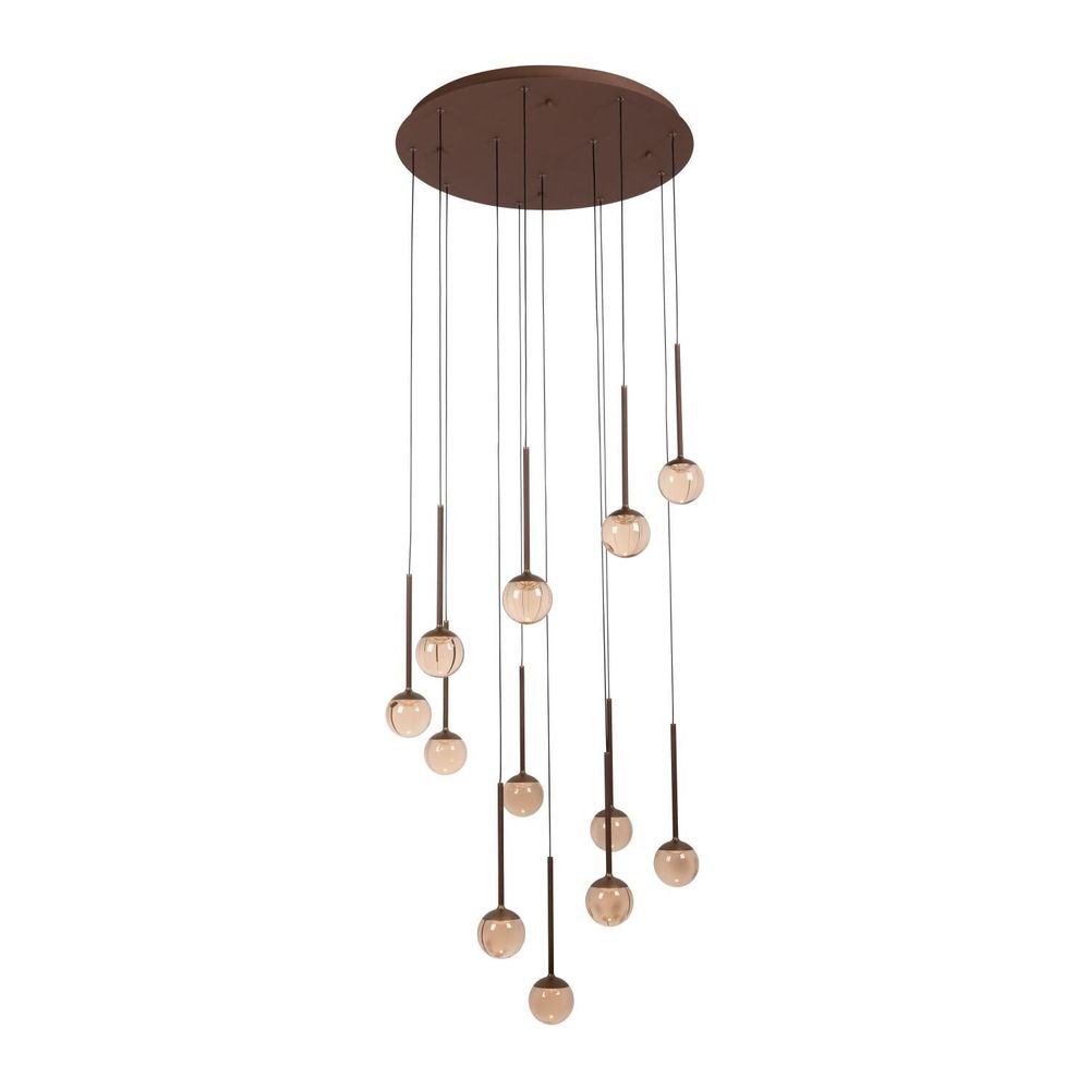 Hanging lights - Lucide CALINA - Pendant Light - Ø 70 cm - LED Dim. - 12x7W PREMIUM - LUCIDE