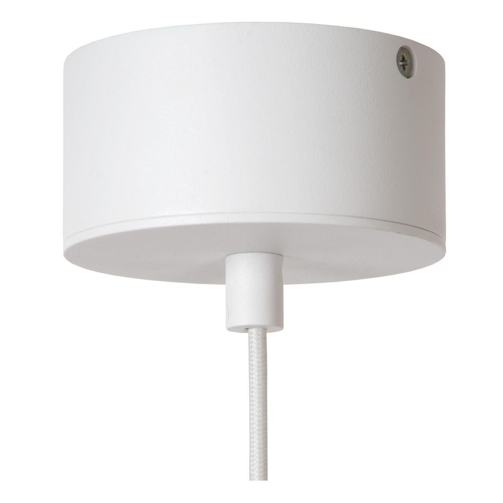 Suspensions - Lucide KENNETH - Suspension - Ø 80 cm - LED Dim. - 1x22W 2700K - Blanc - LUCIDE