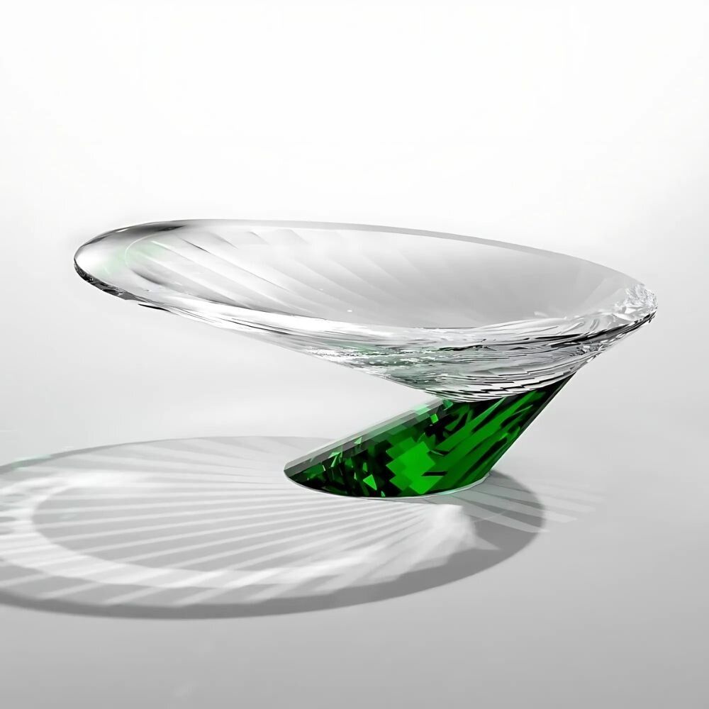 Crystal ware - all' Eden Handmade Crystal Decorative Bowl - ARCAICO