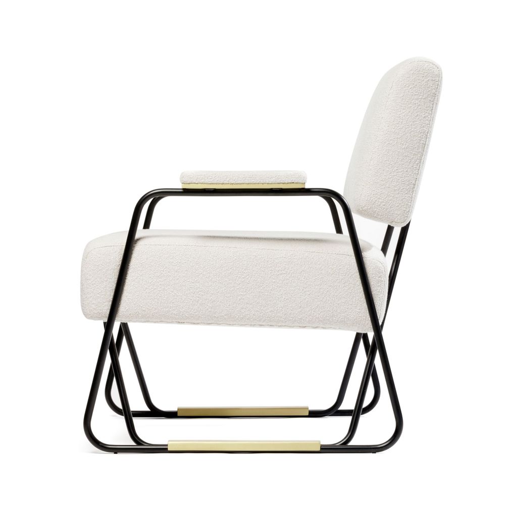 Armchairs - Apollo Armchair in Iron Lacquered Structure - DUISTT
