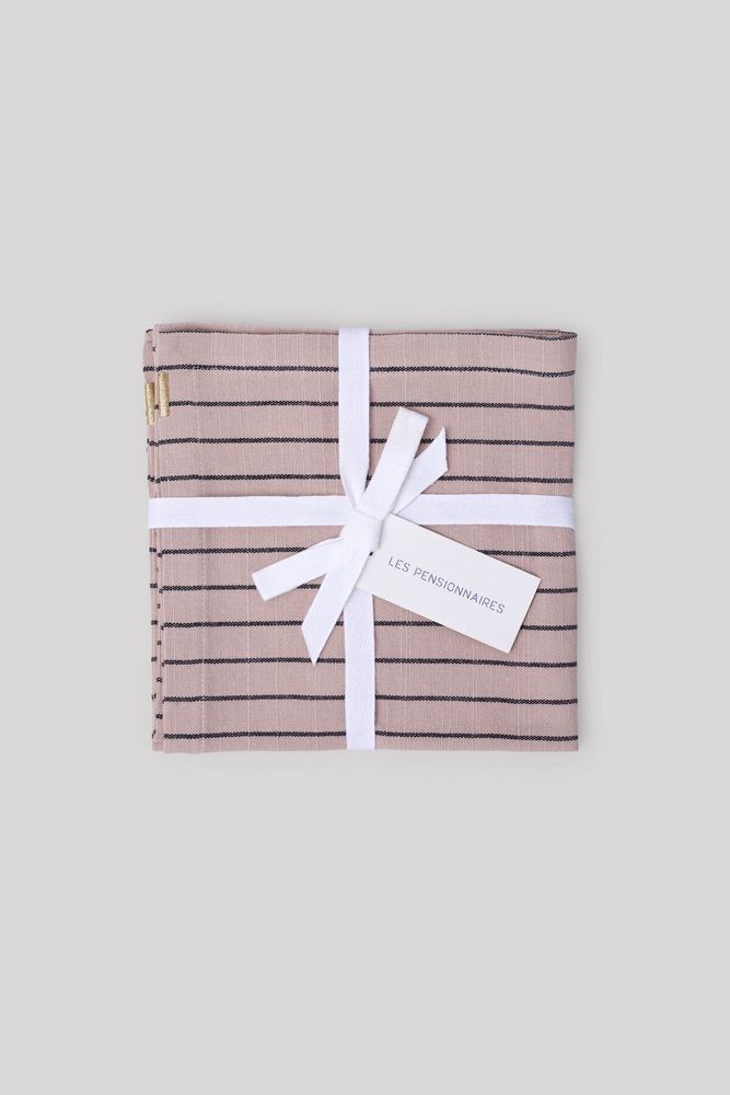 Napkins - Striped slub cotton napkins (set of 2) - LES PENSIONNAIRES