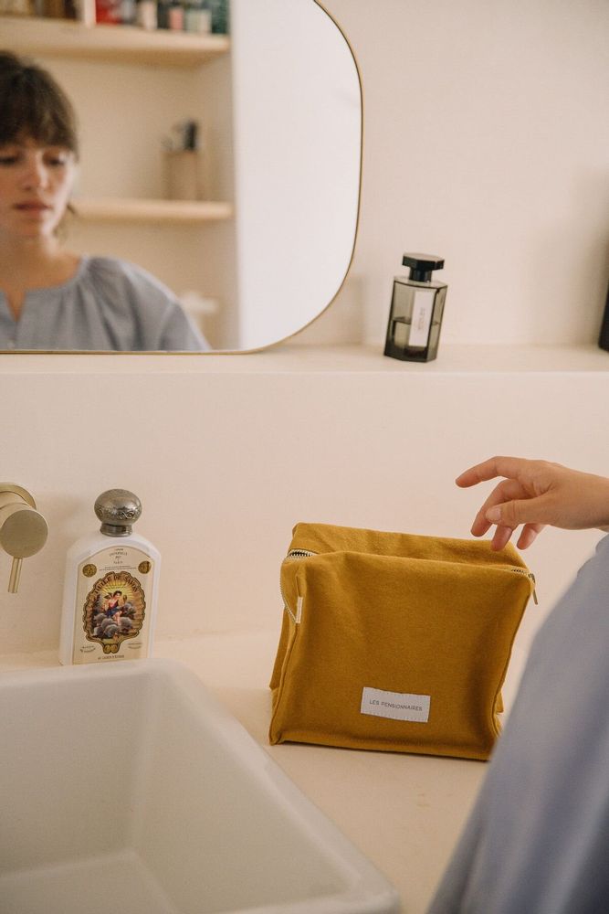 Autres linges de bain - Trousse de toilette cube - LES PENSIONNAIRES