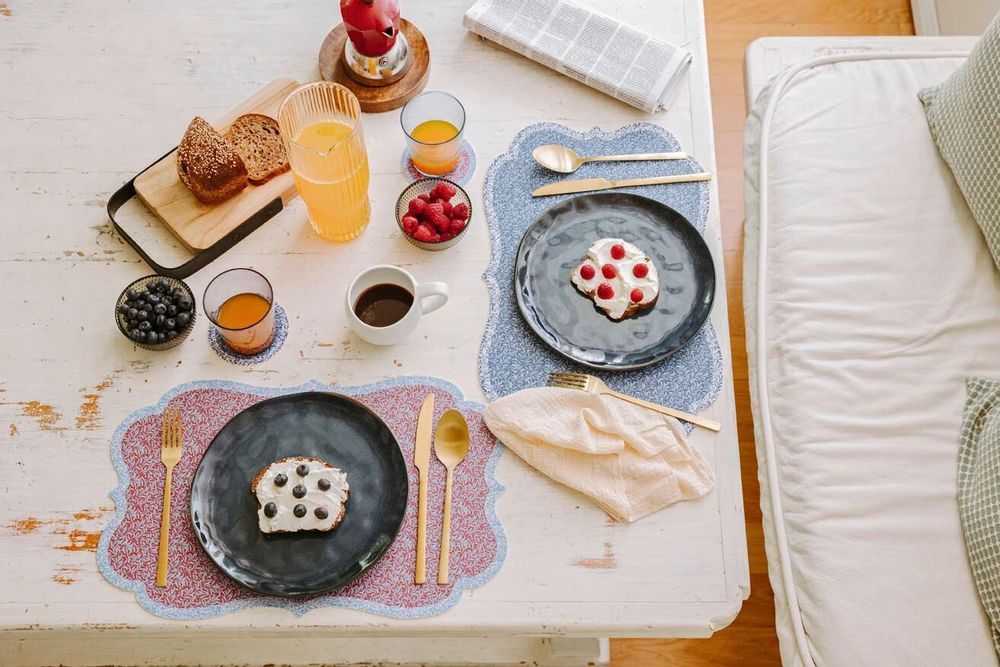Sets de table - SERVIETTE AMÉRICAINE - EMILY EVANS - CRISP S.R.L.