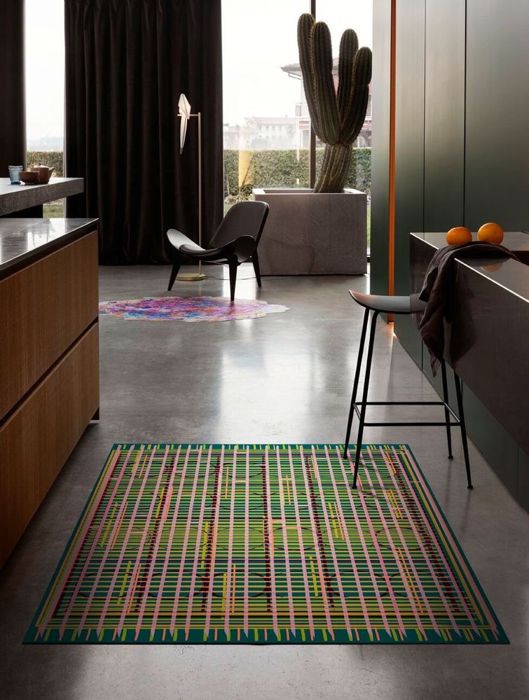 Tapis design - ZEN ZIG ZAG - EMILY EVANS - CRISP S.R.L.