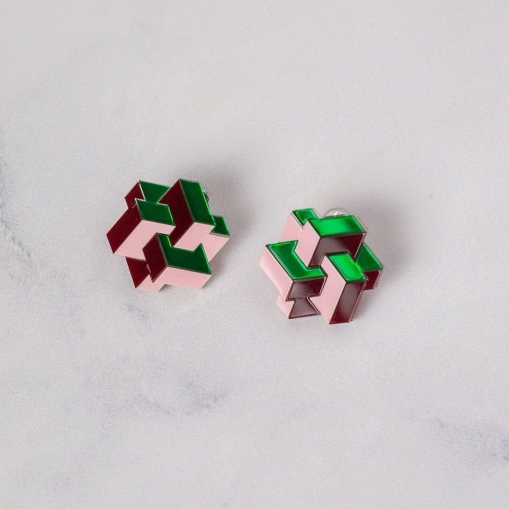 Bijoux - Prisma Earrings – Bold Geometry for Modern Style - PAMELA COROMOTO