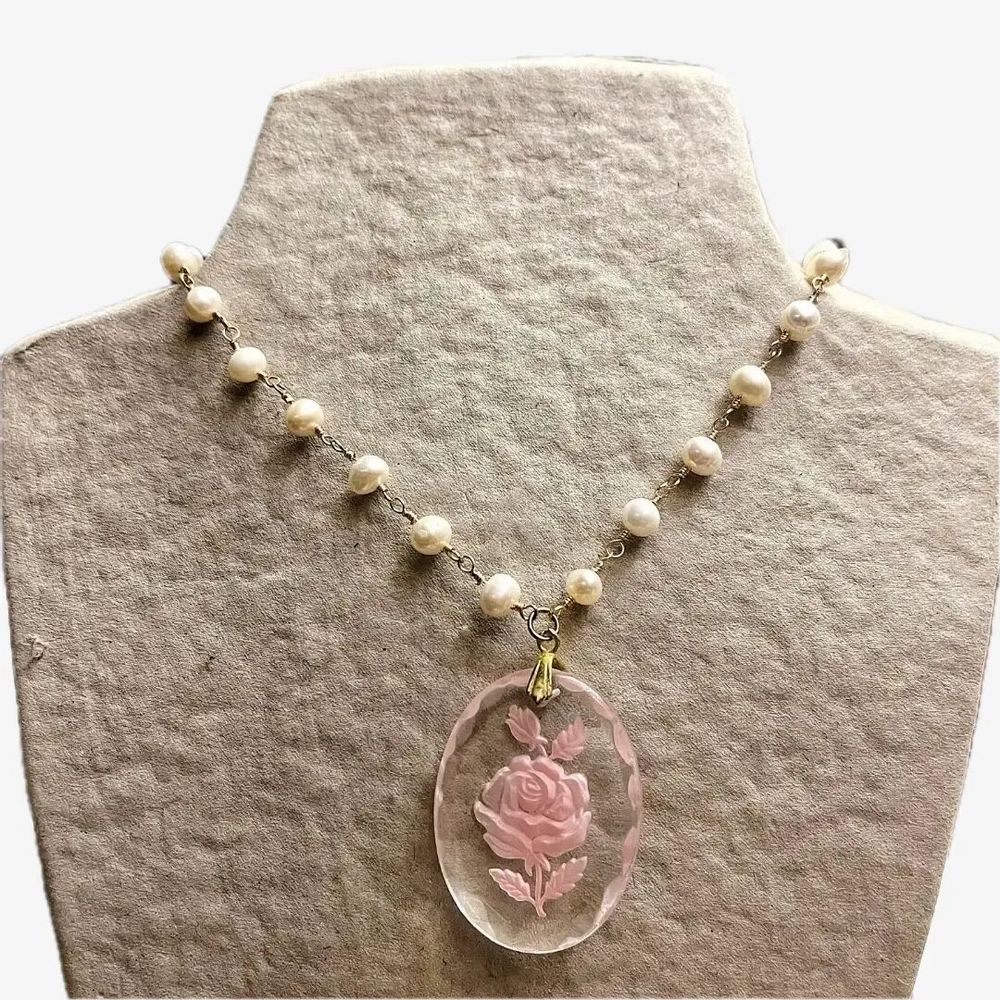 Jewelry - Necklace Rosalie - Pearls - FASCINATO