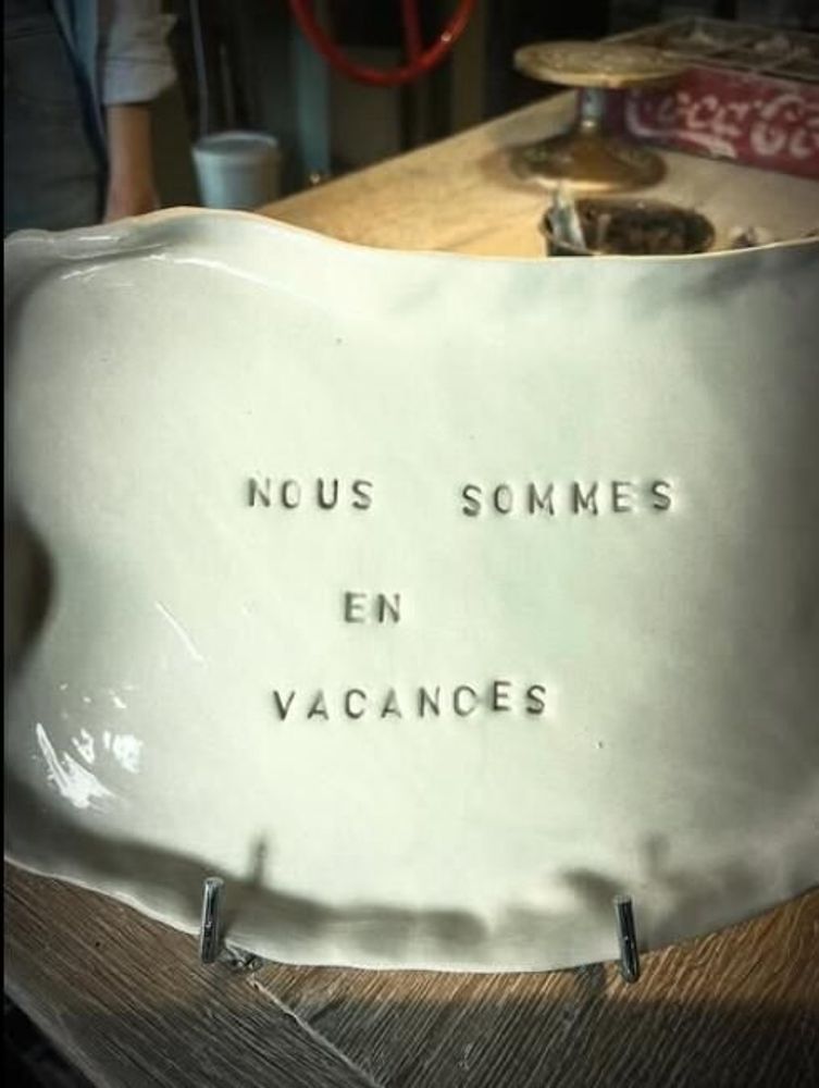 Objets personnalisables - GRANDE ASSIETTE PERSONNALISÉE - BIG BAND POTERIE