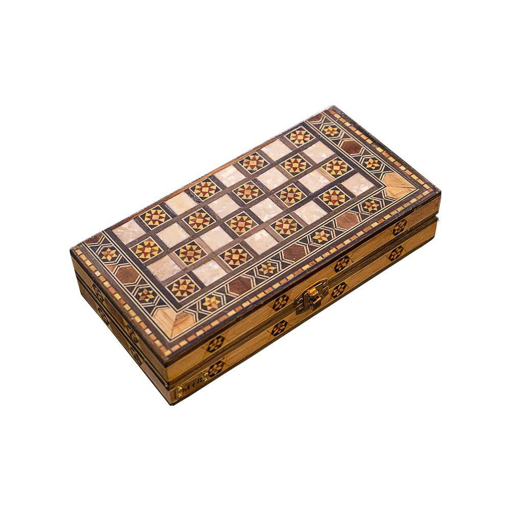 Gifts - Lemon Tree Backgammon & Chess Travel Set - MAISON ROSHI - LUXURY ENTERTAINMENT CABINETS