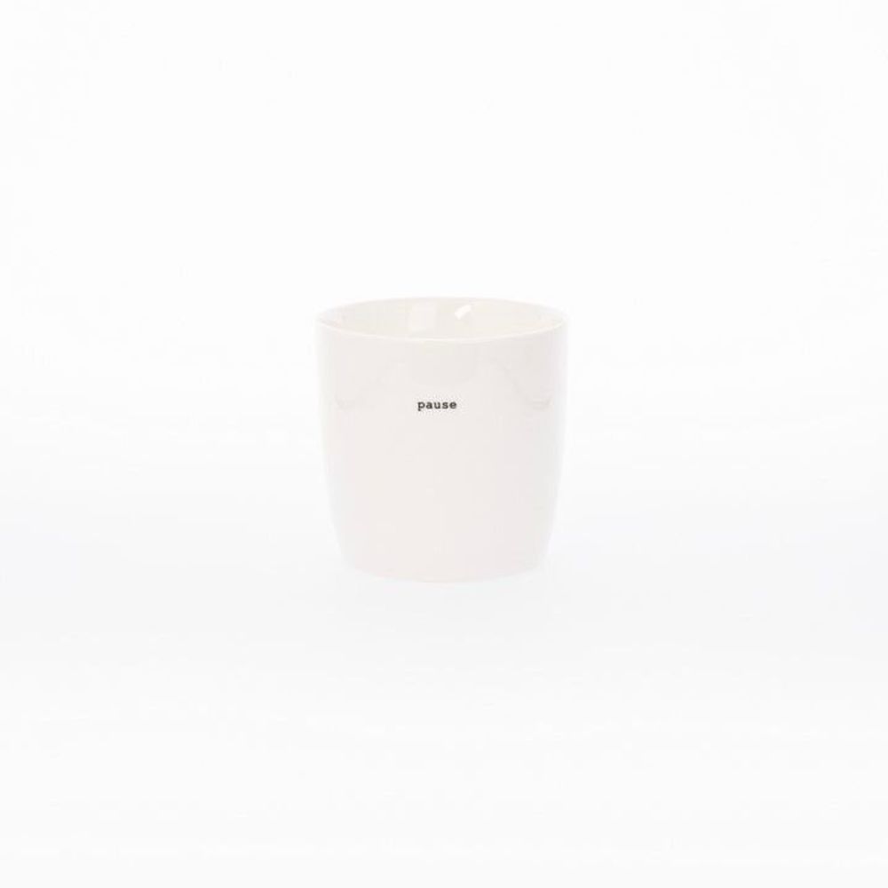 Mugs - SGN - Mug - Pause - White - 9x9cm - 300ml - SÖGNE