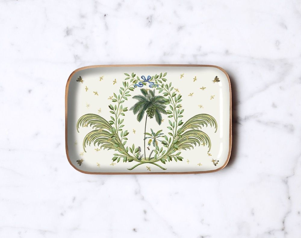 Trays - Josephine enamelled tray or pouch - PARADISIO IMAGINARIUM