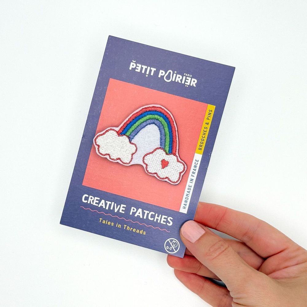 Kids accessories - “Hidden Rainbow” Brooch – For those who move forward in color - PETIT POIRIER