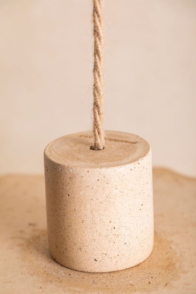 Decorative objects - Ella concrete suspension - HESMEE