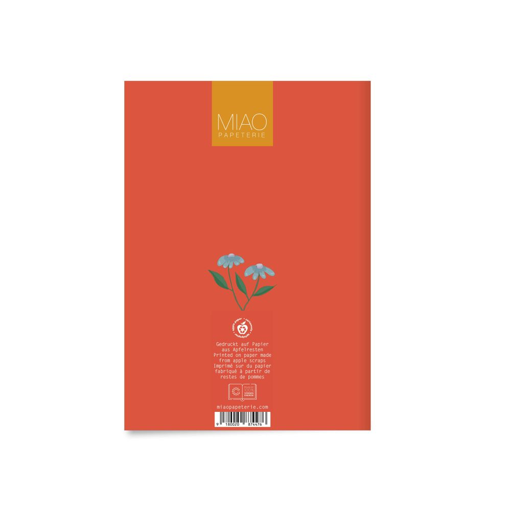 Papeterie bureau - Carnet de notes A6 en papier de pomme - Petit, élégant et astucieux - MIAO PAPETERIE