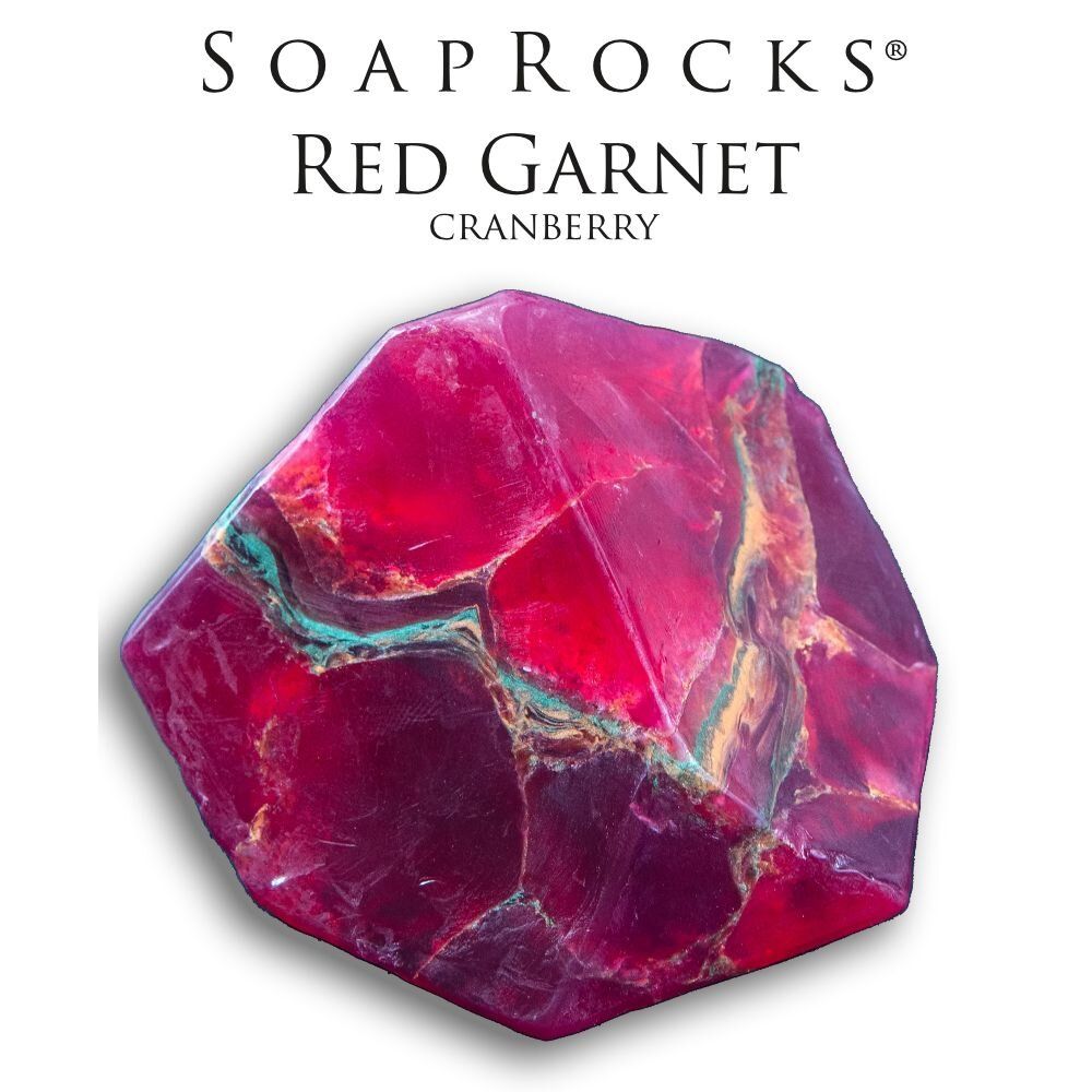 Soaps - Soaprocks Red Garnet Soap 170g - SOAPROCKS