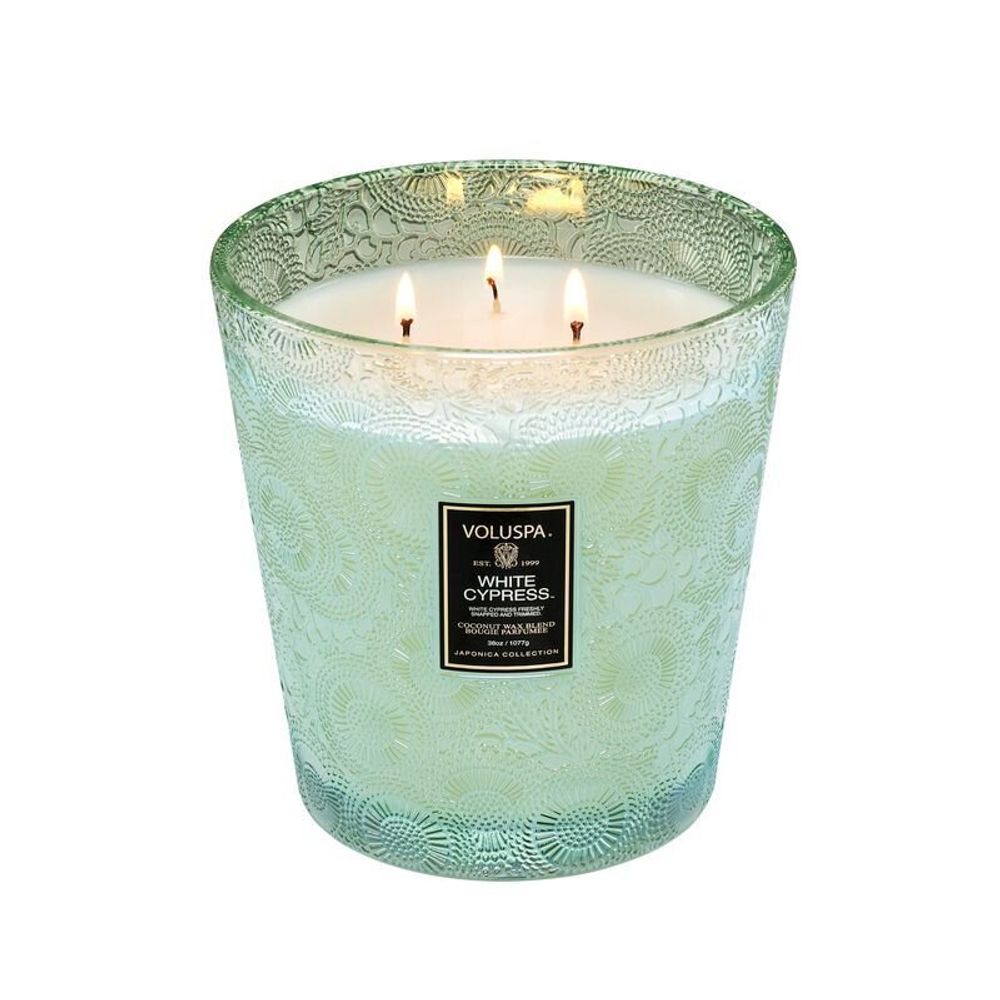 Bougies - White Cypress 3W Hearth - VOLUSPA