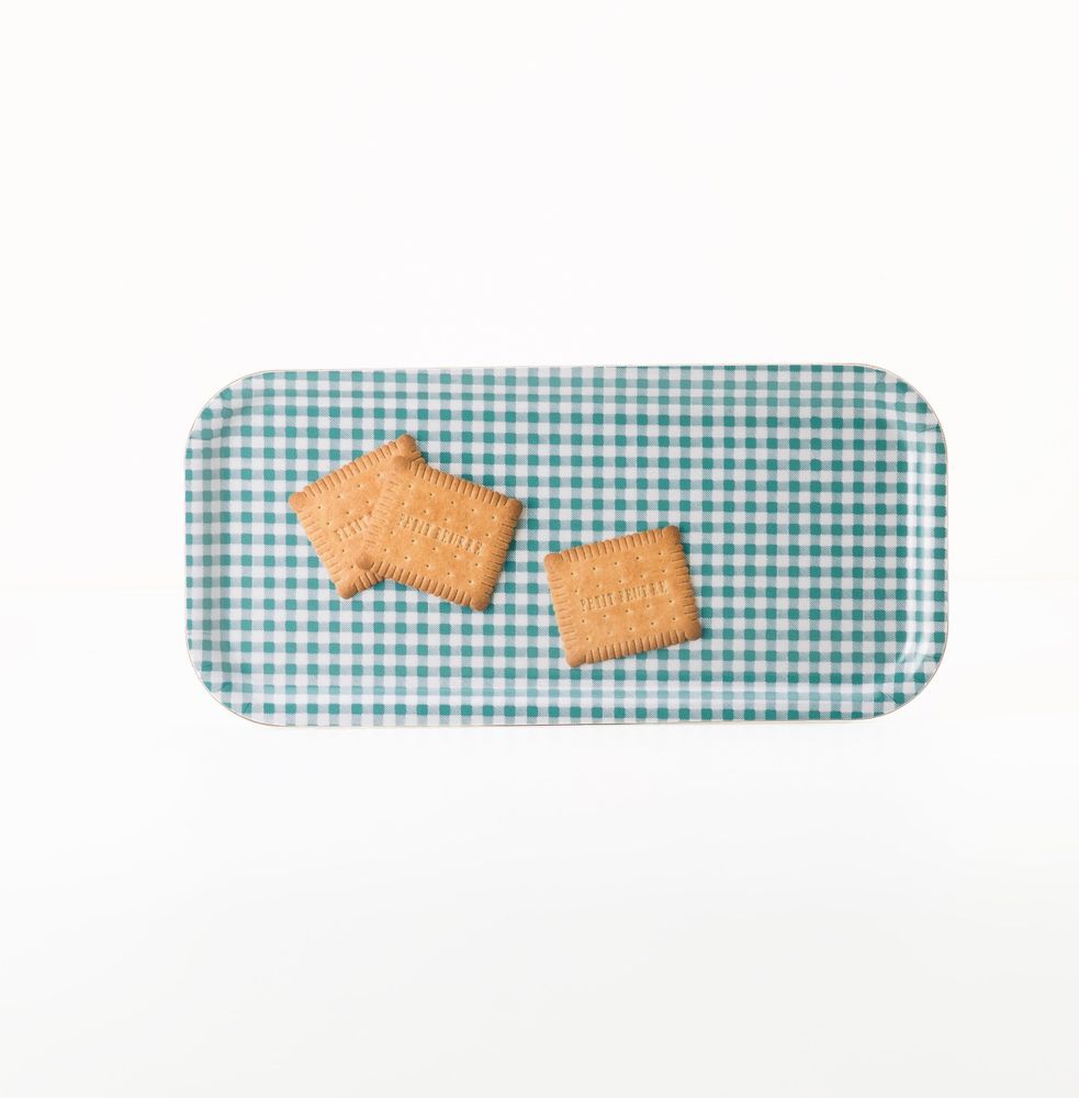 Plateaux - Plateau de service rectangulaire en bois - Petits beurre 15x32 cm - MONBOPLATO