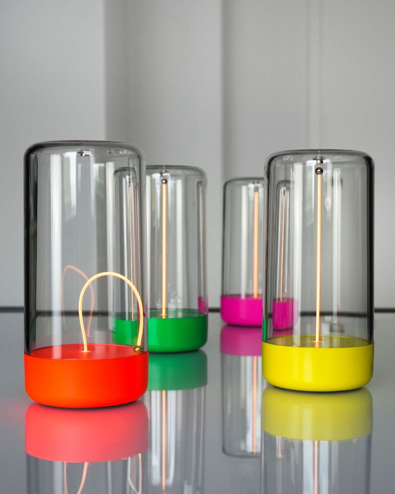 Accessoires de déco extérieure - Lampe de table rechargeable PULSE - SOMPEX