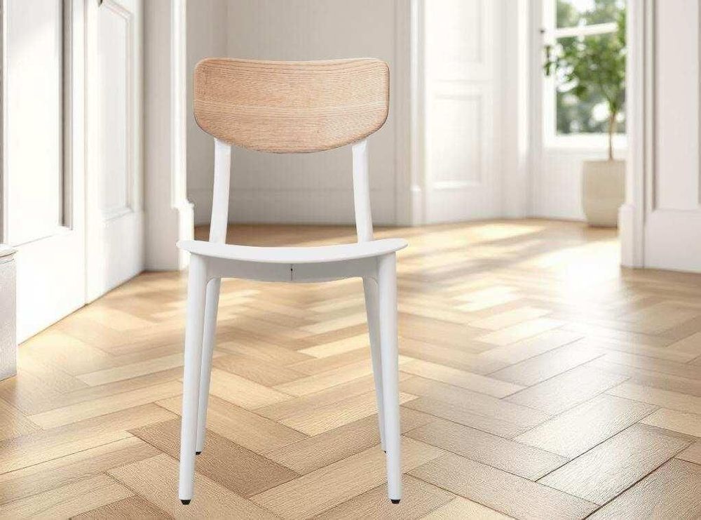 Chaises de jardin - Dossier LULU' en polypropylène et frêne massif/lot de 2 pièces - I.T.F. DESIGN SRL