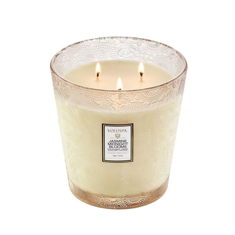 Candles - Jasmine Midnight Blooms 3W Hearth - VOLUSPA