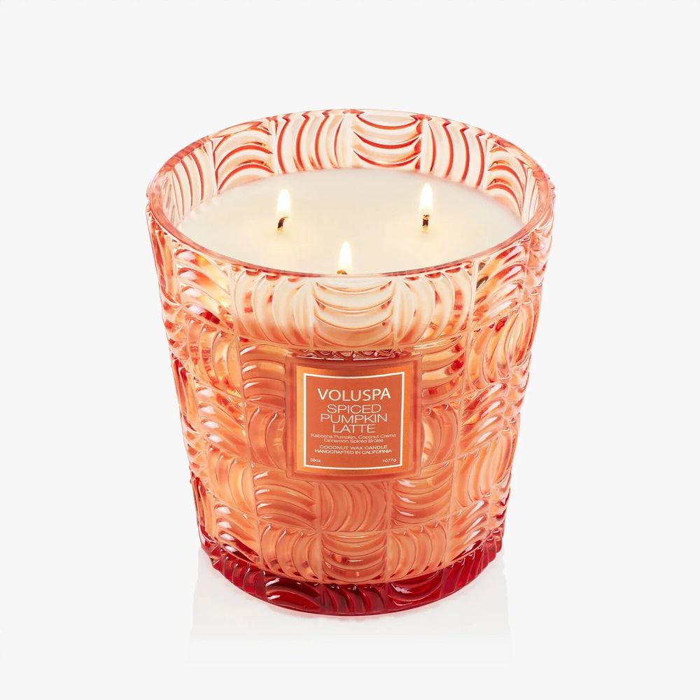 Bougies - Spiced Pumpkin Latte Capsule 3W Hearth Candle - VOLUSPA