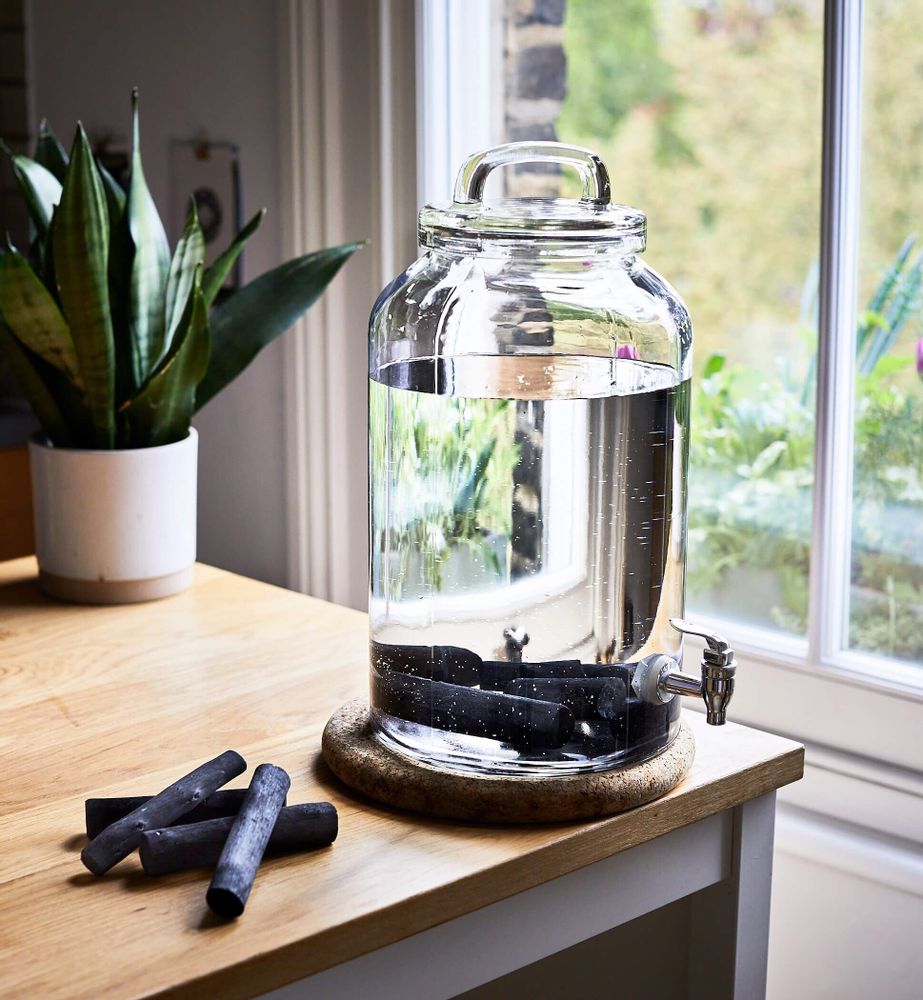 Tea and coffee accessories - Activated charcoal Binchotan filters - single unit - BLACK+BLUM EUROPE